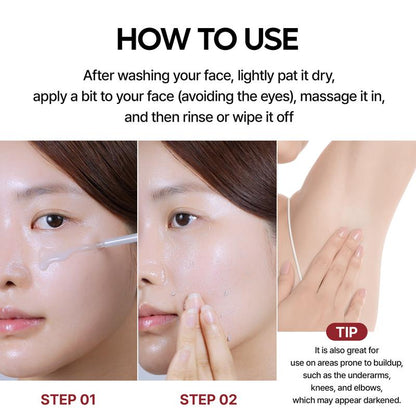 Dr. Melaxin Peel Shot - White & Black Rice Exfoliant Ampoule Set
