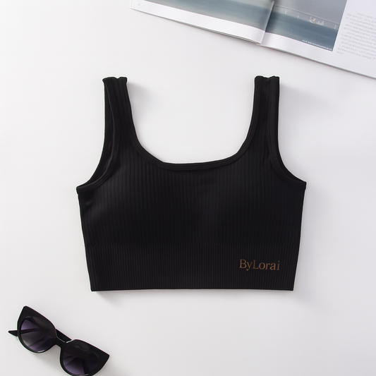 Essential Ribbed Crop Tank