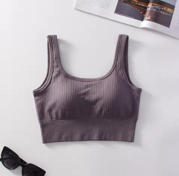 Essential Ribbed Crop Tank