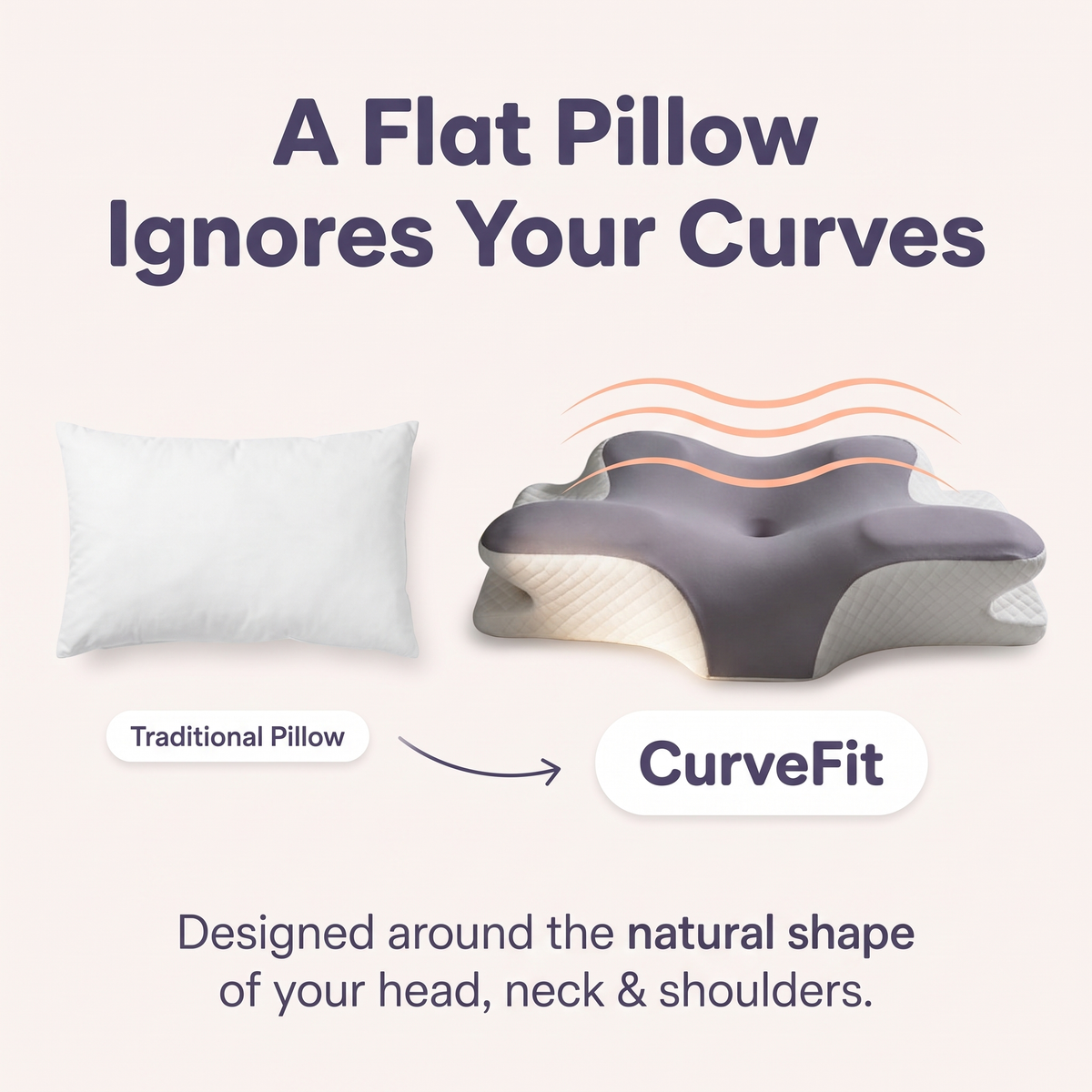 ByLorai CurveFit™ Pillow